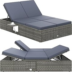 Alternativas ideales a las tumbonas de jardín dobles para tu patio