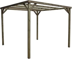 Guía para instalar una pérgola de madera en tu jardín