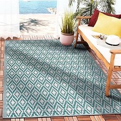 Descubre estilos de decoración al aire libre que combinan con alfombras geométricas