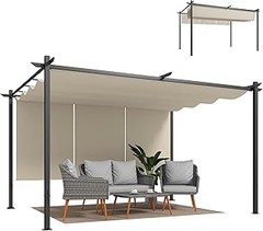 Comparativa de las mejores pérgolas con toldo retráctil para patios pequeños
