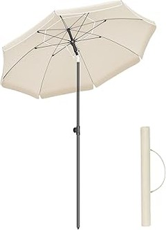 Top sombrillas de jardín ideales para balcones pequeños