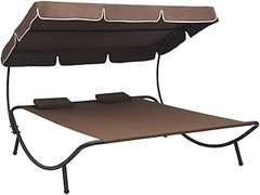 Tumbonas dobles ideales para jardines y terrazas pequeñas