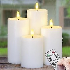Descubre las ventajas de las velas LED para exteriores