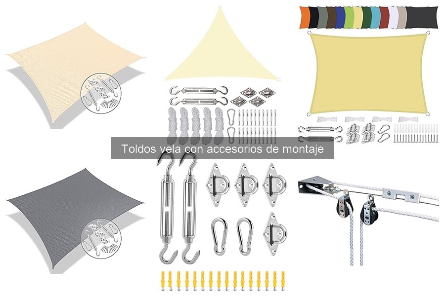 Accesorios esenciales para instalar tu toldo vela fácilmente