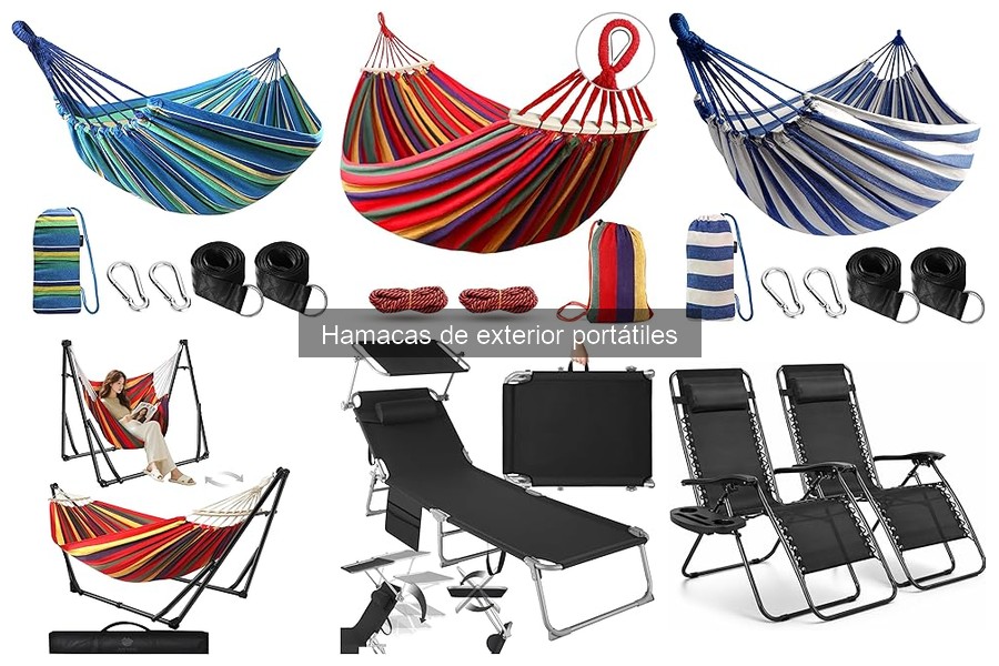 Accesorios imprescindibles para hamacas de exterior portátiles
