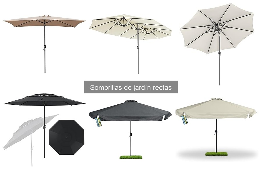 Accesorios imprescindibles para sombrillas de jardín rectas