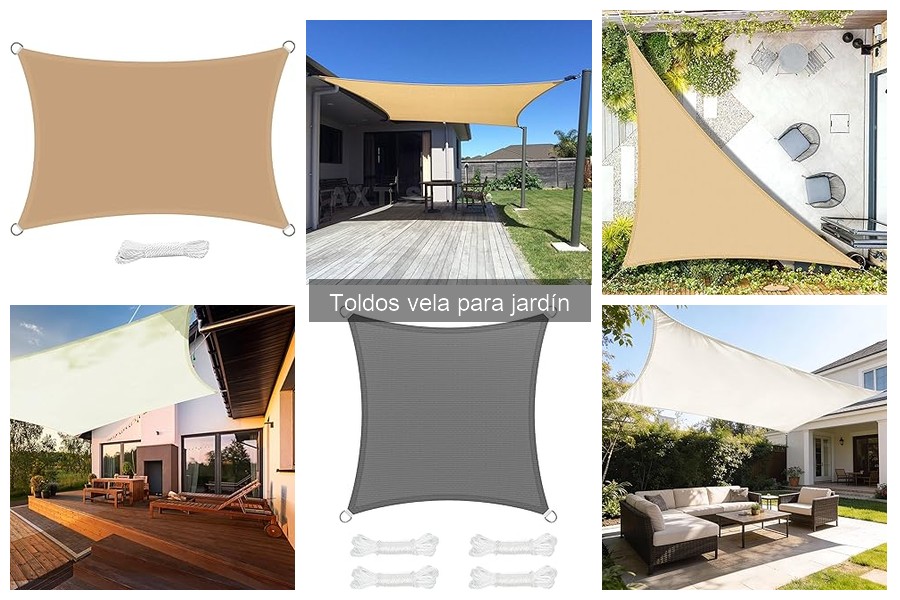 Accesorios imprescindibles para toldos vela en tu jardín