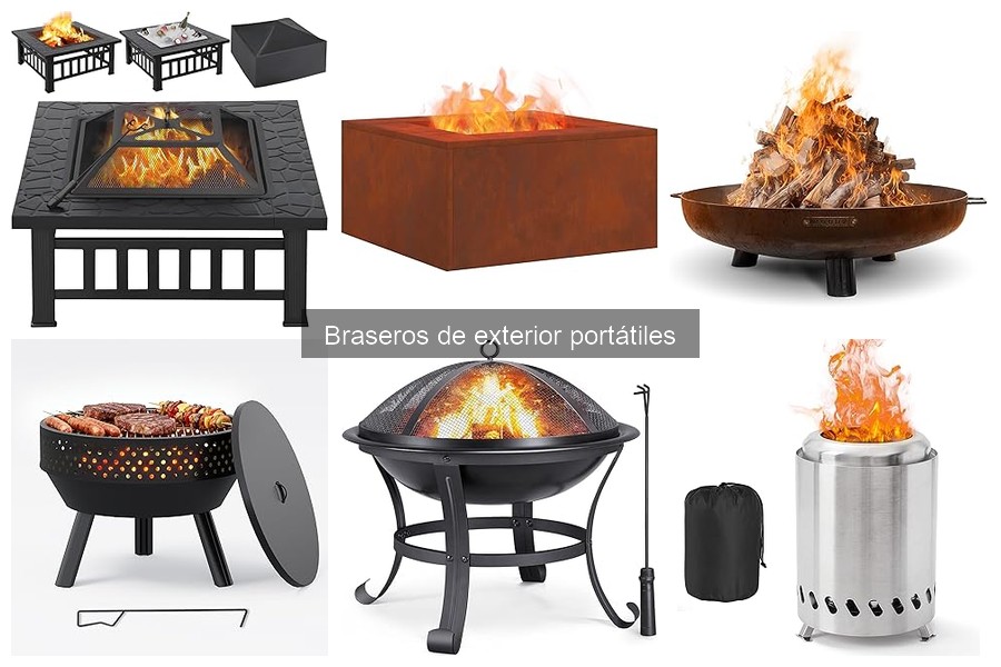 Accesorios útiles para braseros de exterior portátiles