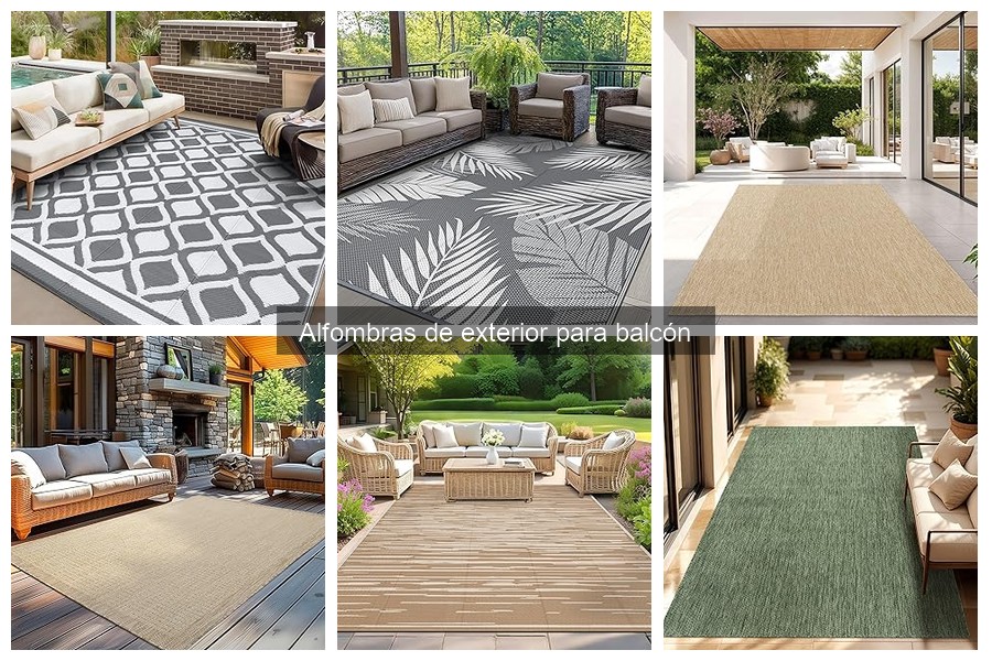 Alfombras de exterior para balcón: las más duraderas