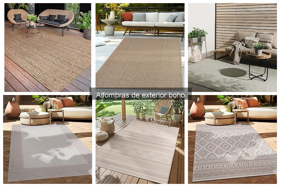Alternativas a alfombras boho para exteriores: guía útil