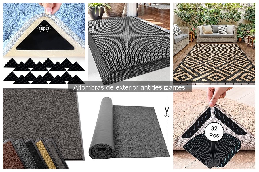 Alternativas a alfombras de exterior antideslizantes