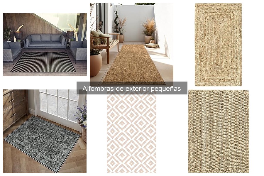 Alternativas a Alfombras de Exterior Pequeñas para Espacios Reducidos
