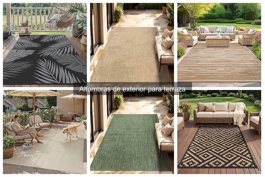 Alternativas a alfombras de exterior: soluciones para tu terraza