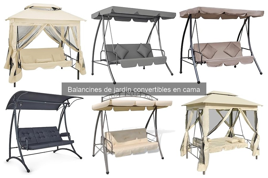 Alternativas a Balancines Convertibles para Relajación en Jardín