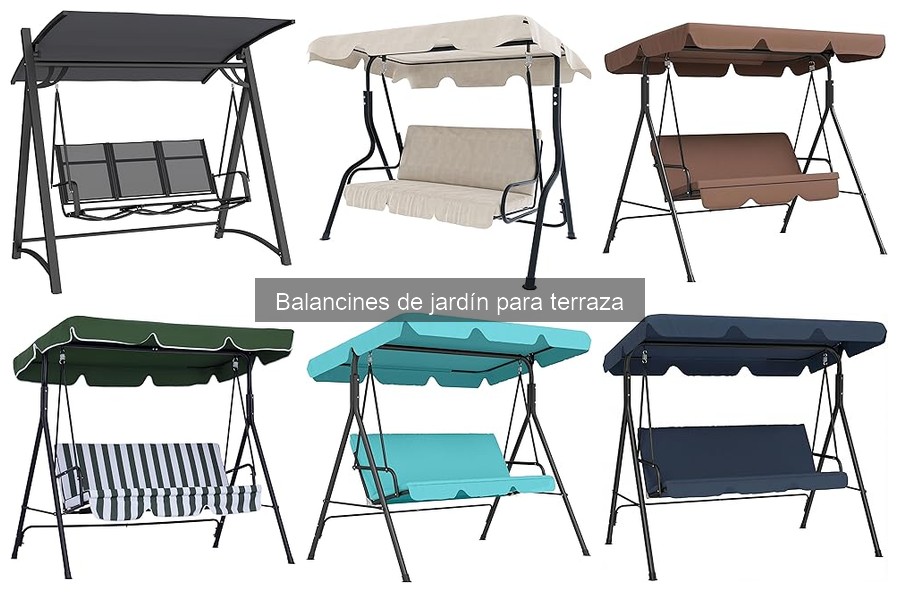 Alternativas a balancines de jardín para tu terraza