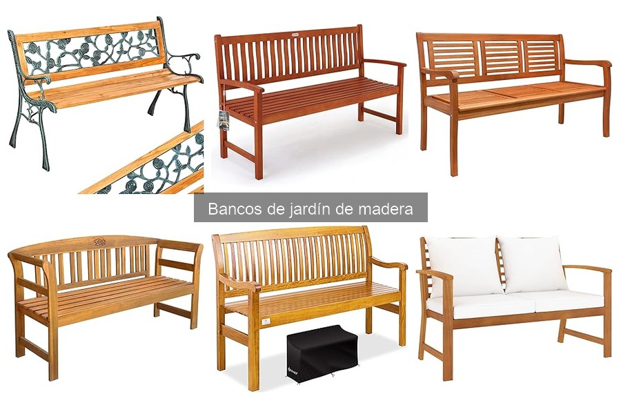 Alternativas a bancos de jardín de madera para tu patio