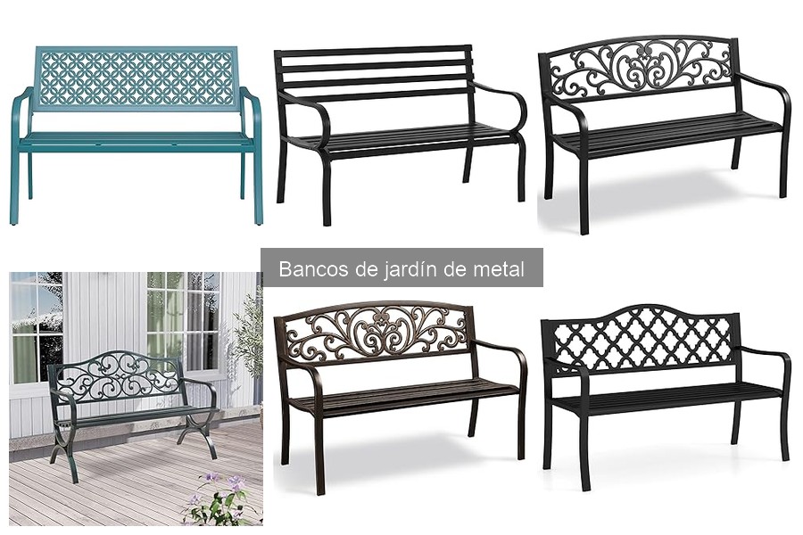 Alternativas a Bancos de Jardín de Metal: Opciones Estéticas