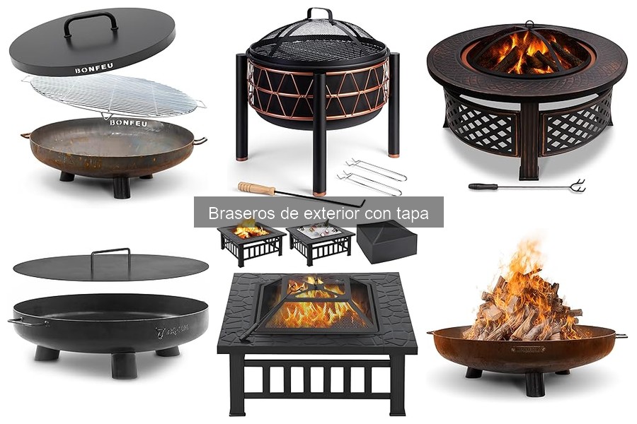 Alternativas a braseros de exterior con tapa para tu hogar
