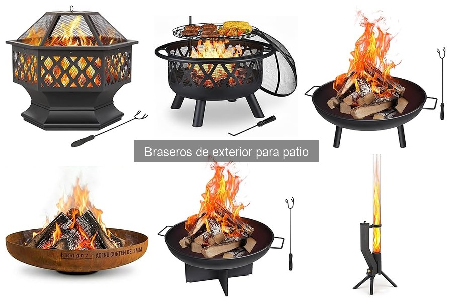 Alternativas a braseros de exterior: opciones para calentar