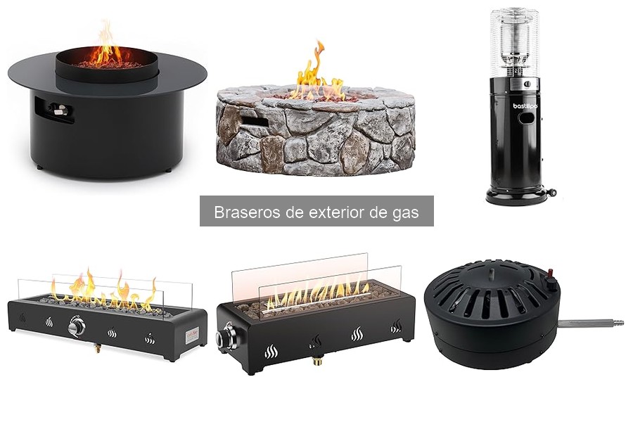 Alternativas a braseros de gas para calentar exteriores