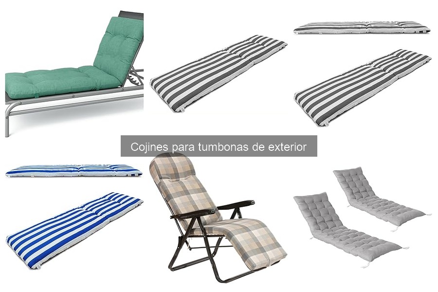 Alternativas a cojines para tumbonas en exterior