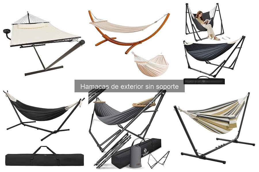 Alternativas a Hamacas de Exterior Sin Soporte