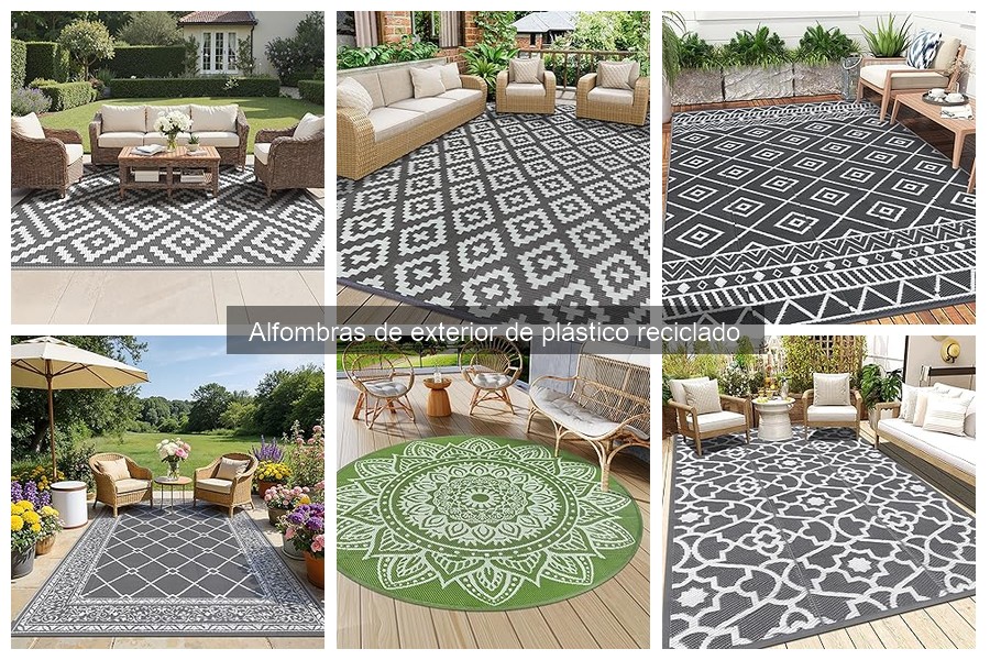 Alternativas a las alfombras de exterior de plástico reciclado