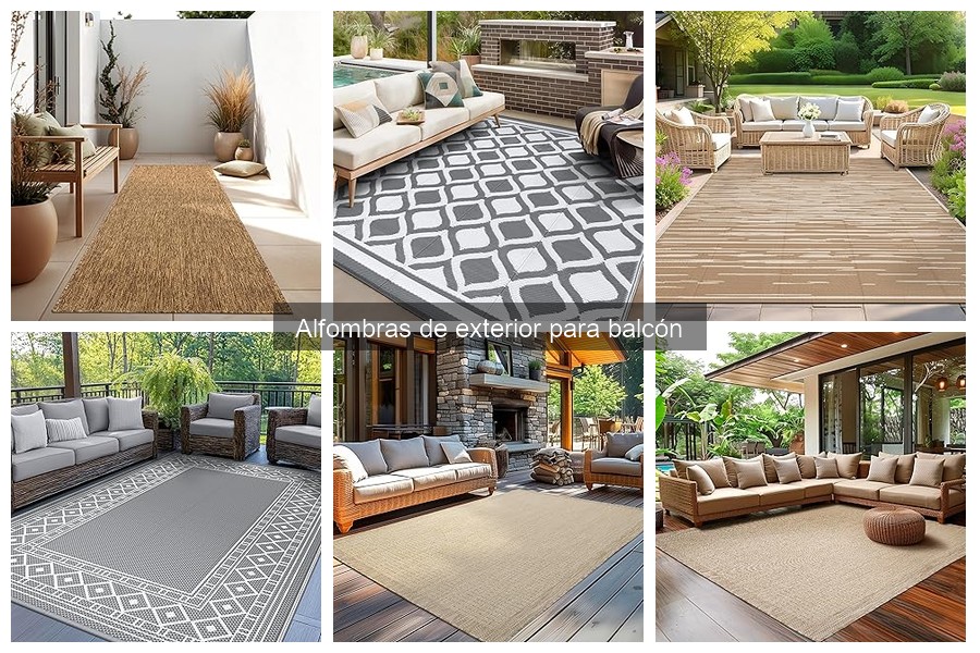Alternativas a las alfombras de exterior para tu balcón