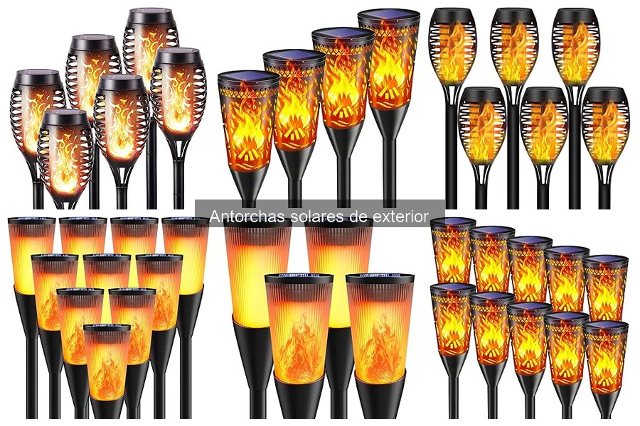Alternativas a las antorchas solares de exterior