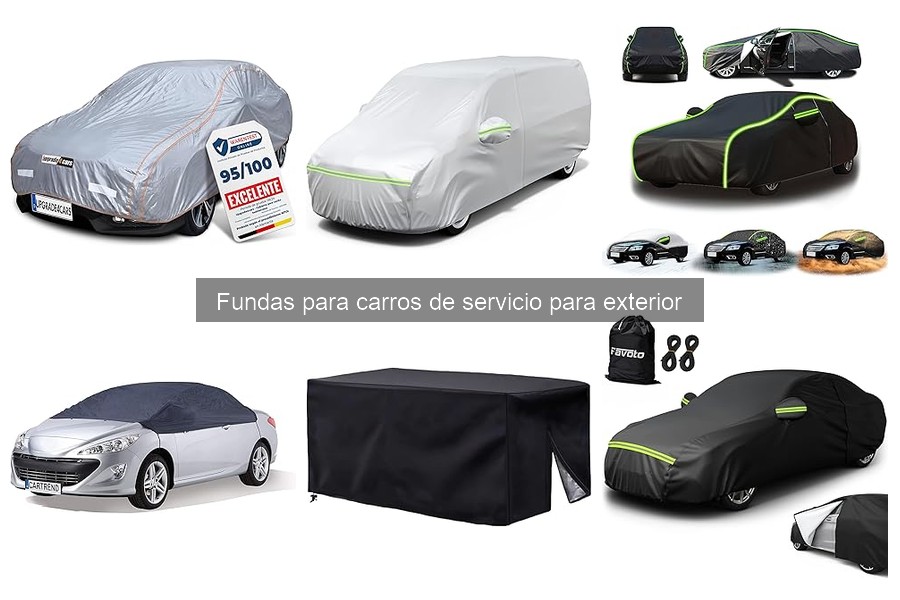 Alternativas a las fundas para carros de servicio en exterior