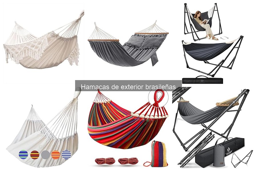 Alternativas a las hamacas de exterior brasileñas