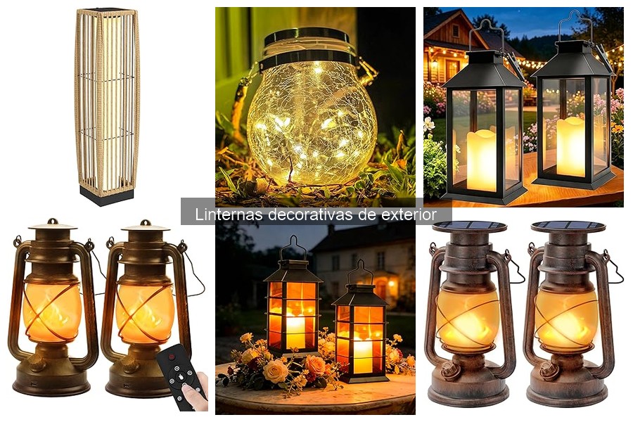 Alternativas a las linternas decorativas de exterior