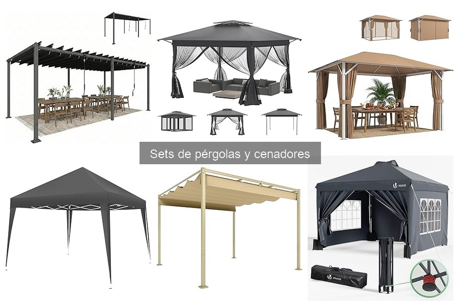 Alternativas a las pérgolas de madera: opciones versátiles