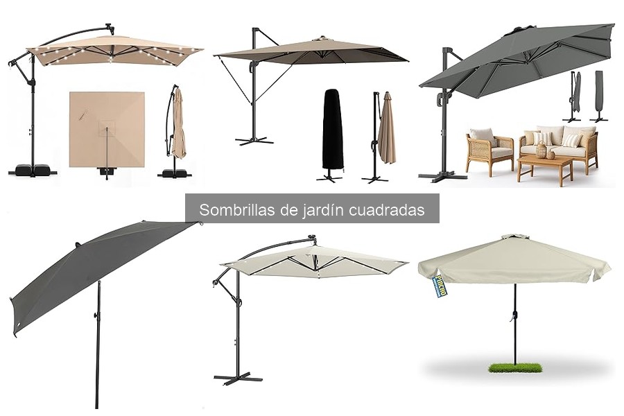 Alternativas a las Sombrillas de Jardín Cuadradas