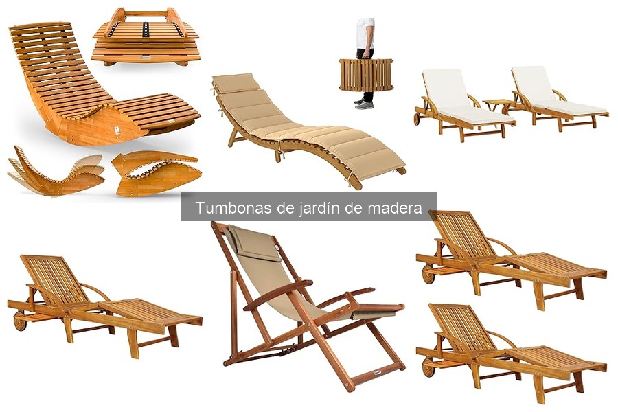 Alternativas a las tumbonas de jardín de madera para exteriores