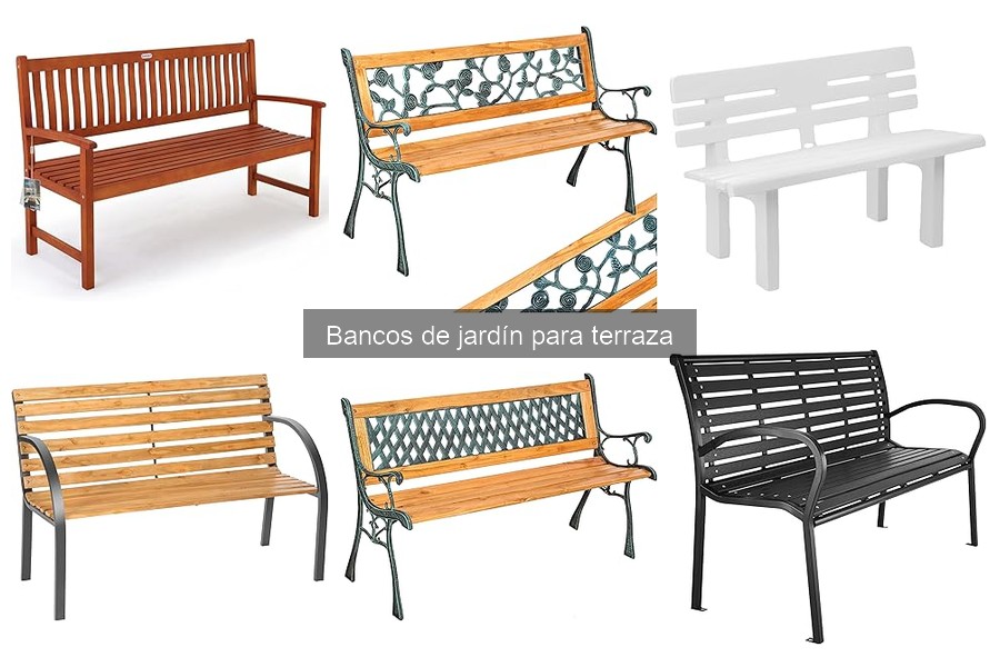 Alternativas a los bancos de jardín en terrazas: Mejores opciones