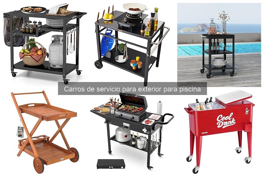 Alternativas a los carros de servicio para piscina