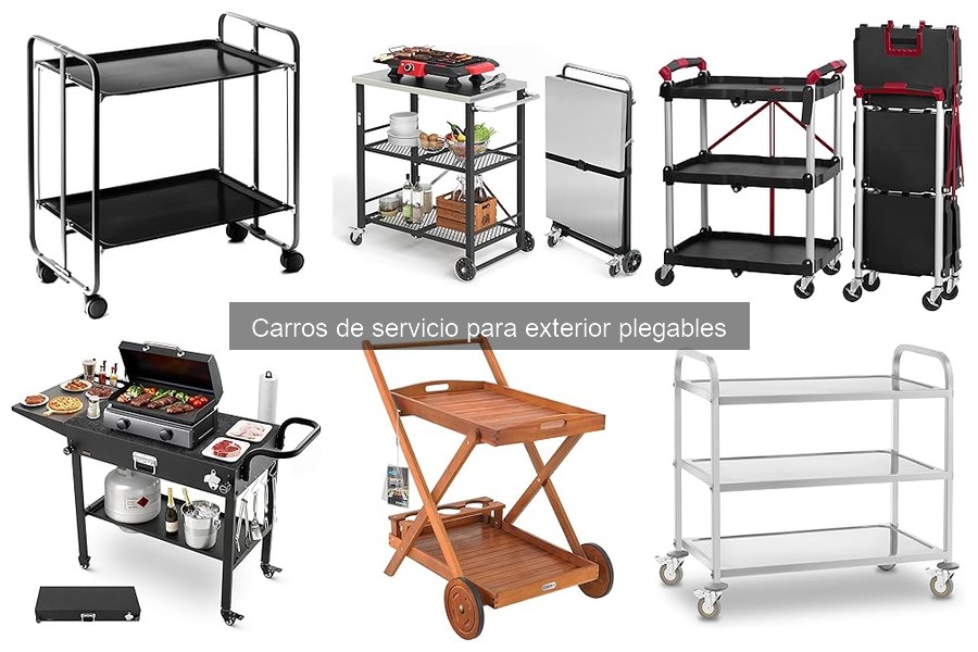 Alternativas a los carros de servicio plegables para exteriores