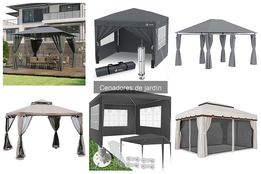 Alternativas a los cenadores de jardín: opciones ideales