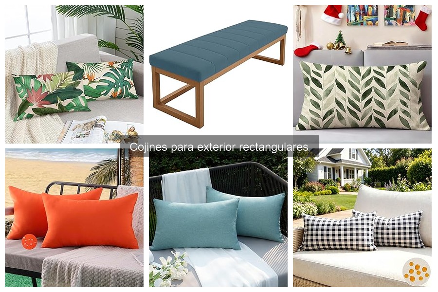 Alternativas a los Cojines de Exterior Rectangulares