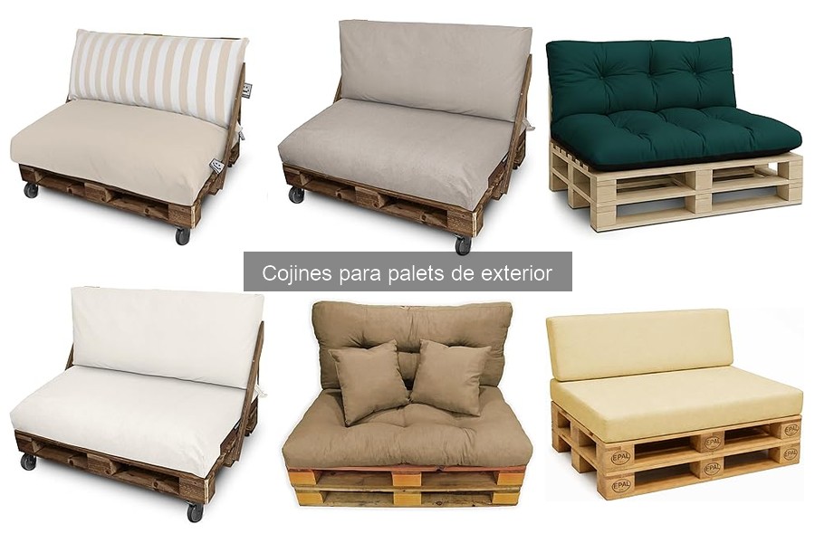 Alternativas a los cojines para palets de exterior
