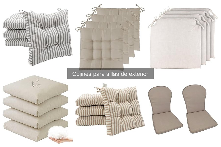 Alternativas a los Cojines para Sillas de Exterior