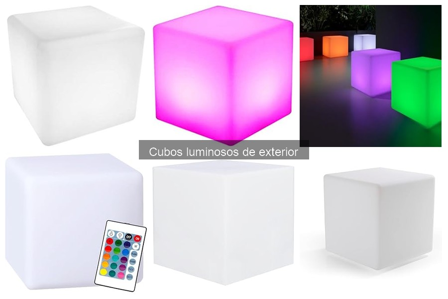 Alternativas a los cubos luminosos de exterior para tu jardín