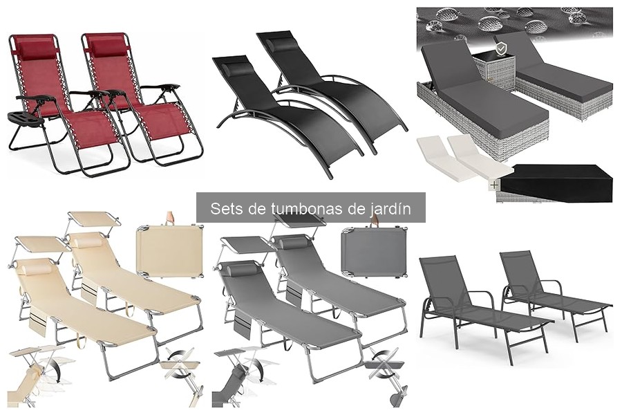 Alternativas a los Sets de Tumbonas de Jardín