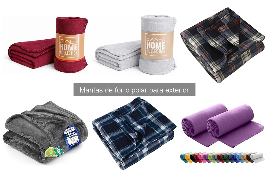 Alternativas a mantas de forro polar para exteriores