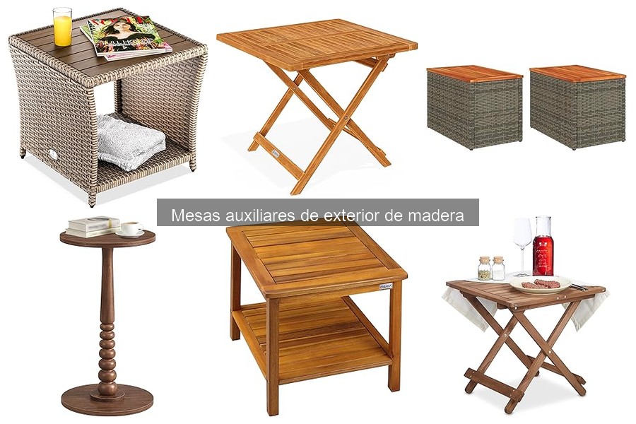 Alternativas a Mesas Auxiliares de Exterior de Madera
