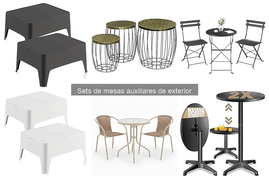 Alternativas a Mesas Auxiliares de Exterior para Tu Jardín