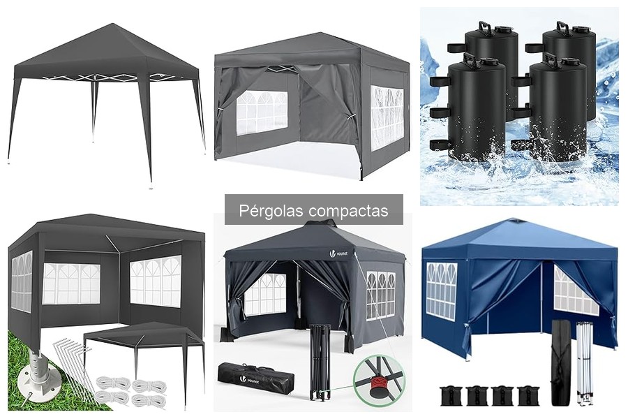 Alternativas a pérgolas compactas para espacios pequeños
