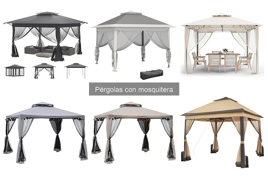 Alternativas a pérgolas con mosquitera: soluciones efectivas