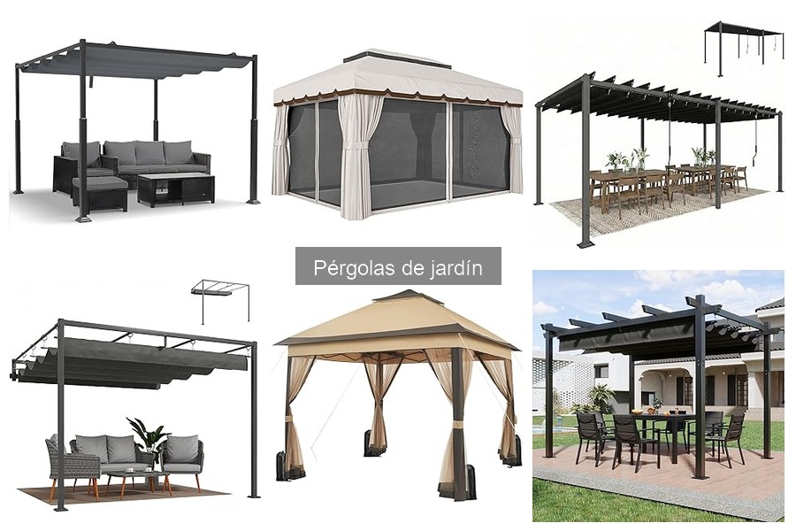 Alternativas a pérgolas en jardín: soluciones para espacios reducidos
